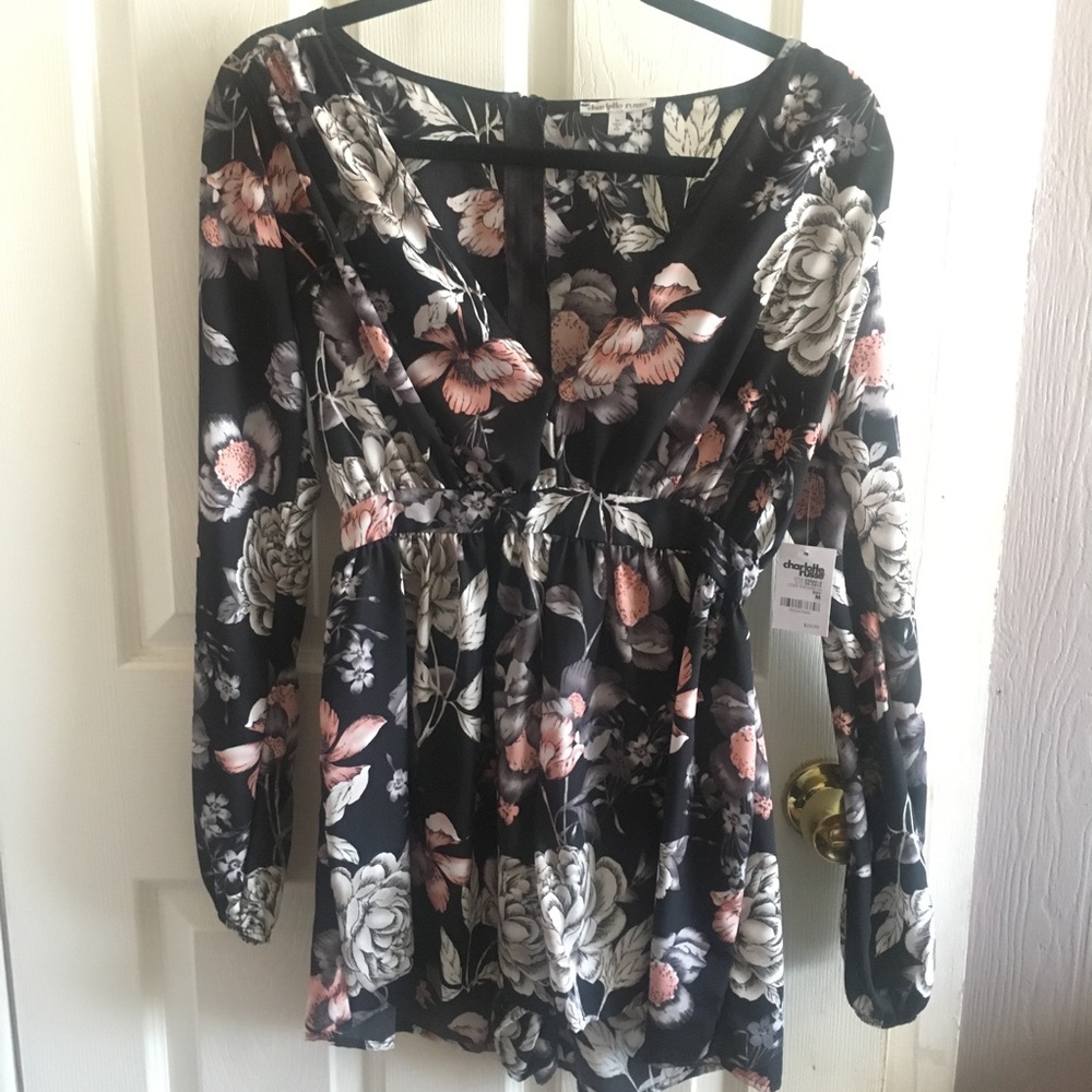 Charlotte Russe Floral Romper